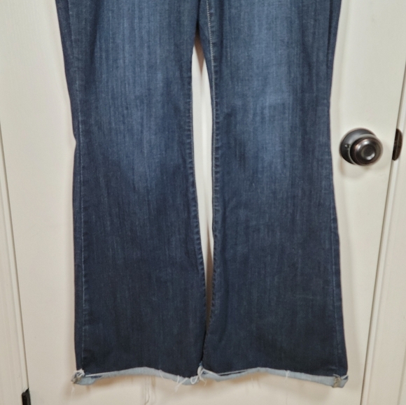 Judy Blue Lily High Rise Hem Flare Plus Jeans Size 14W - Picture 2 of 8